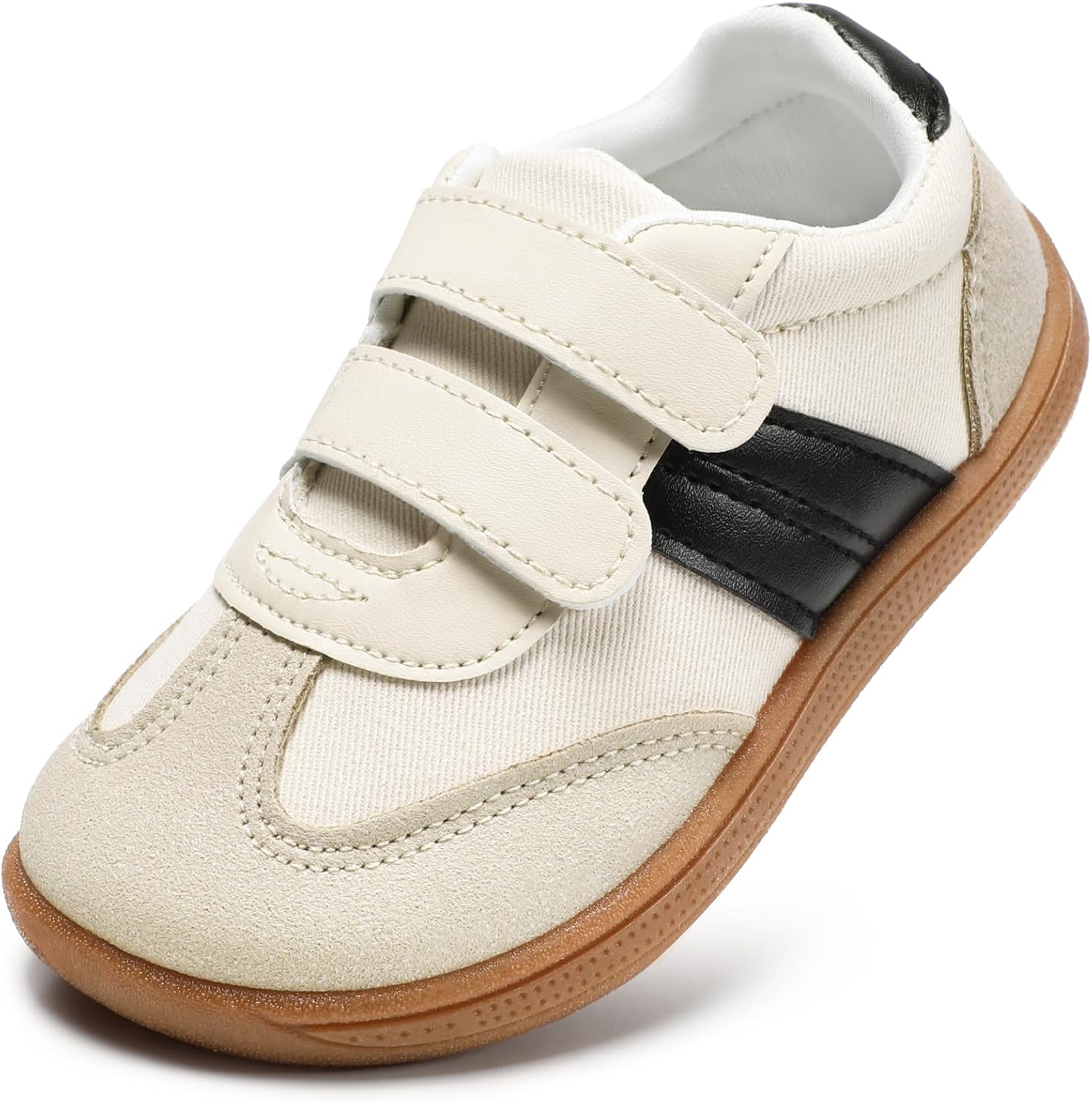 Toddler Wide Toe Box Shoes:Boys Barefoot Shoes Kids Walking Shoes Boy Sneakers Non-Slip Zero Drop Shoes