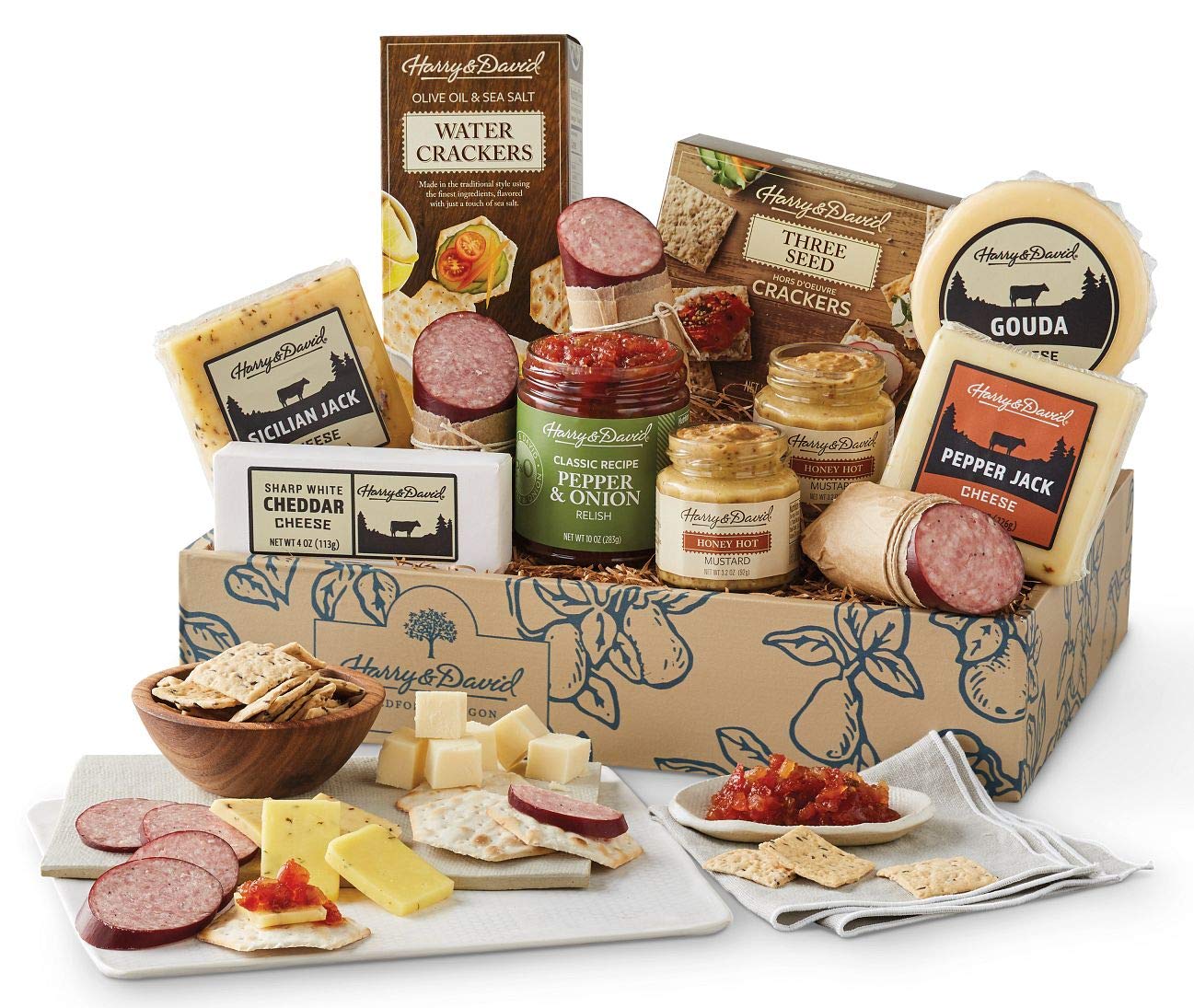 Harry & David Supreme Meat And Cheese Gift Box