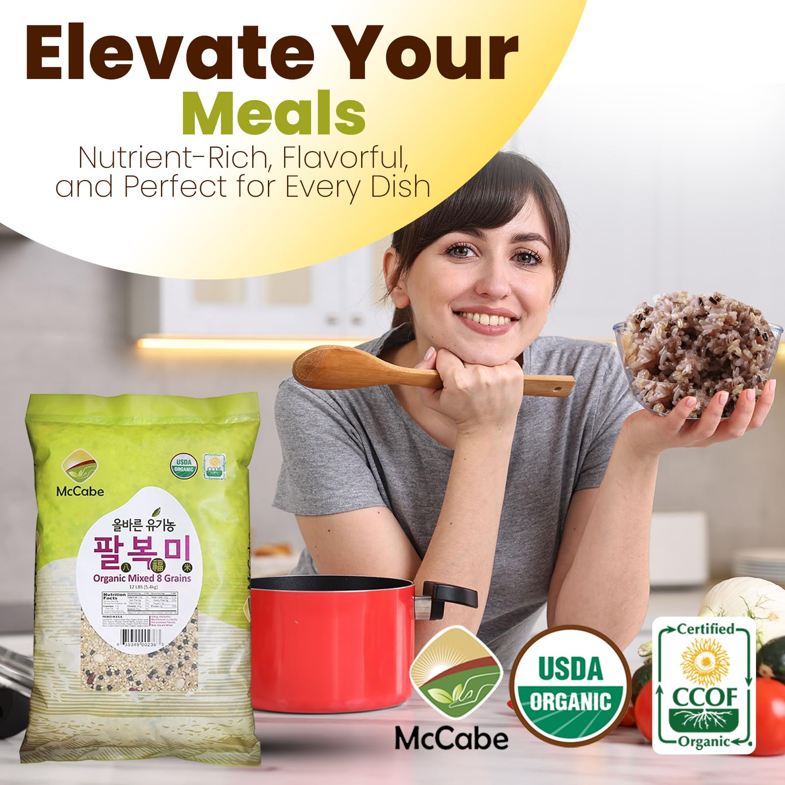 Amazon.com : McCabe Organic 8 Mixed Grain - Organic Whole Mixed