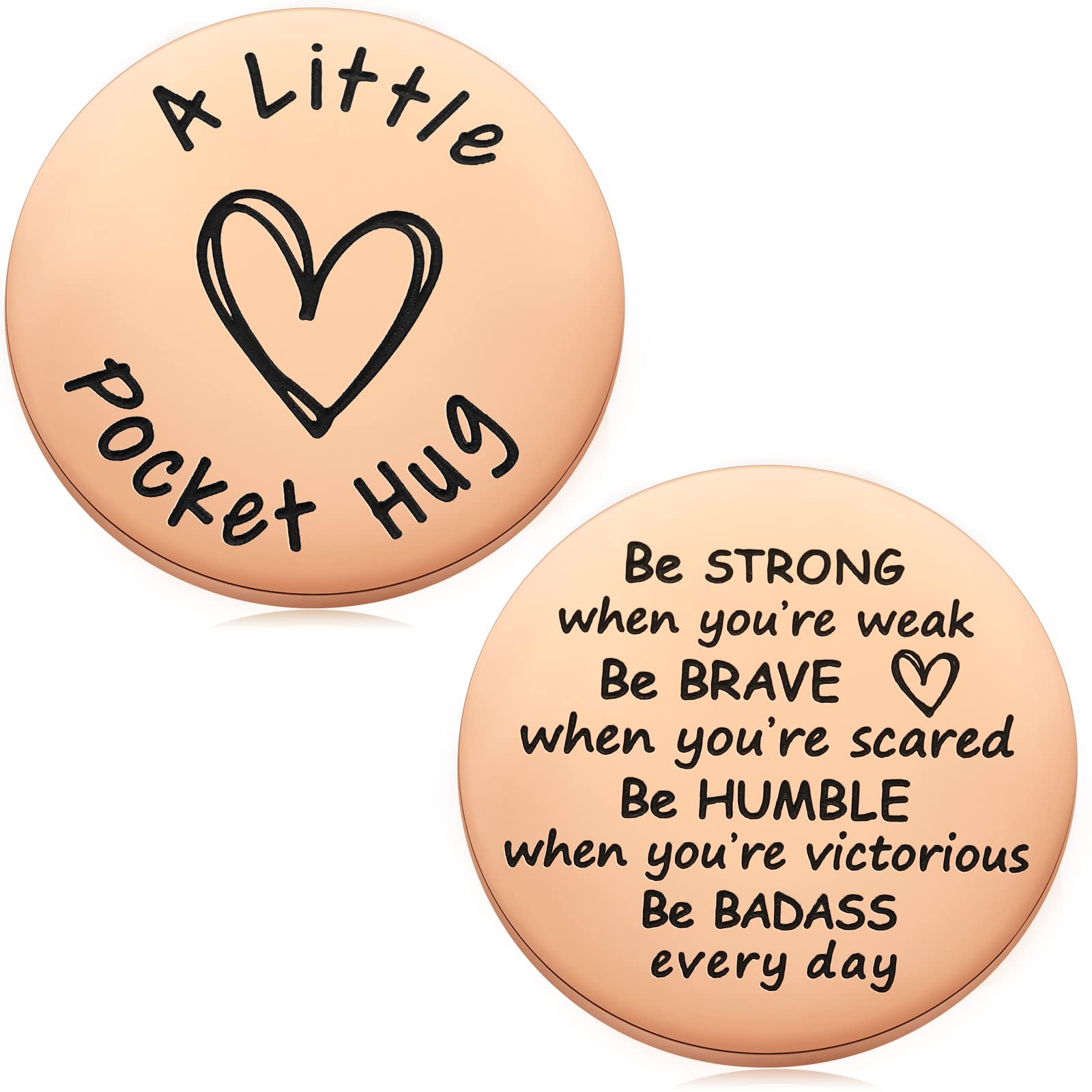 MIXJOY Little Pocket Hug Long Distance Gifts for Friends, Encouragement Cancer Survivor Recovery Gifts, Thinking of You Token