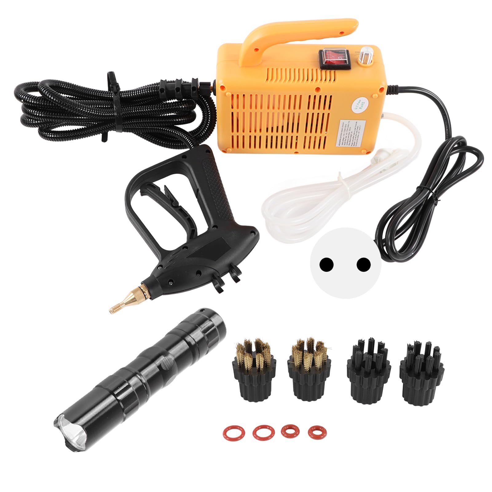 Generic Elektryczne środki do Czyszczenia Pary, Zaburzenie Ochrony od 2 do 3 BaróW W Celu Przenośnego Czyszczenia Pary W Wysokim Ciśnieniu 1700 W W Metal ABS dla łazienki (Wtyczka UE 220V)