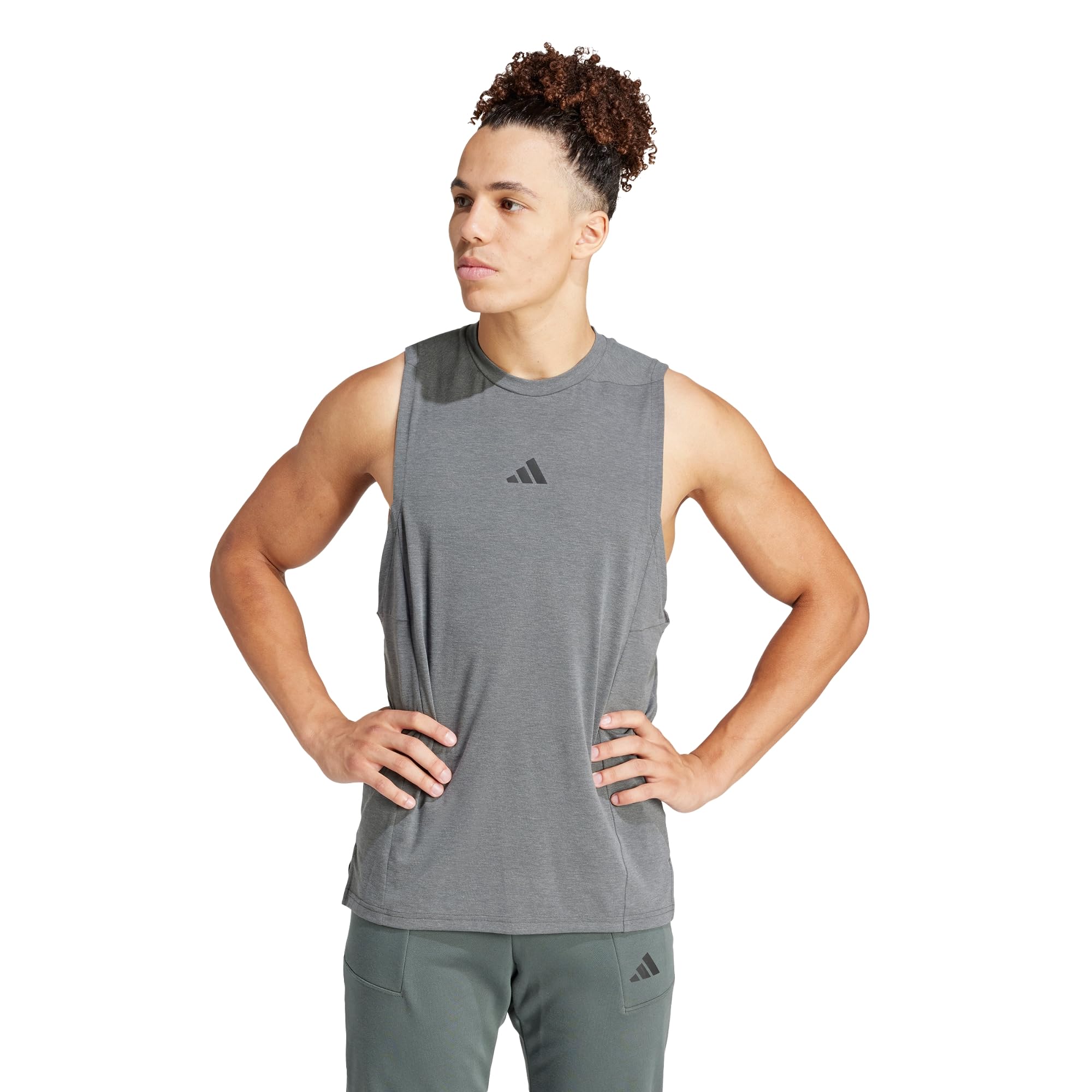 adidas Men's Designed for Training Workout Tanktop