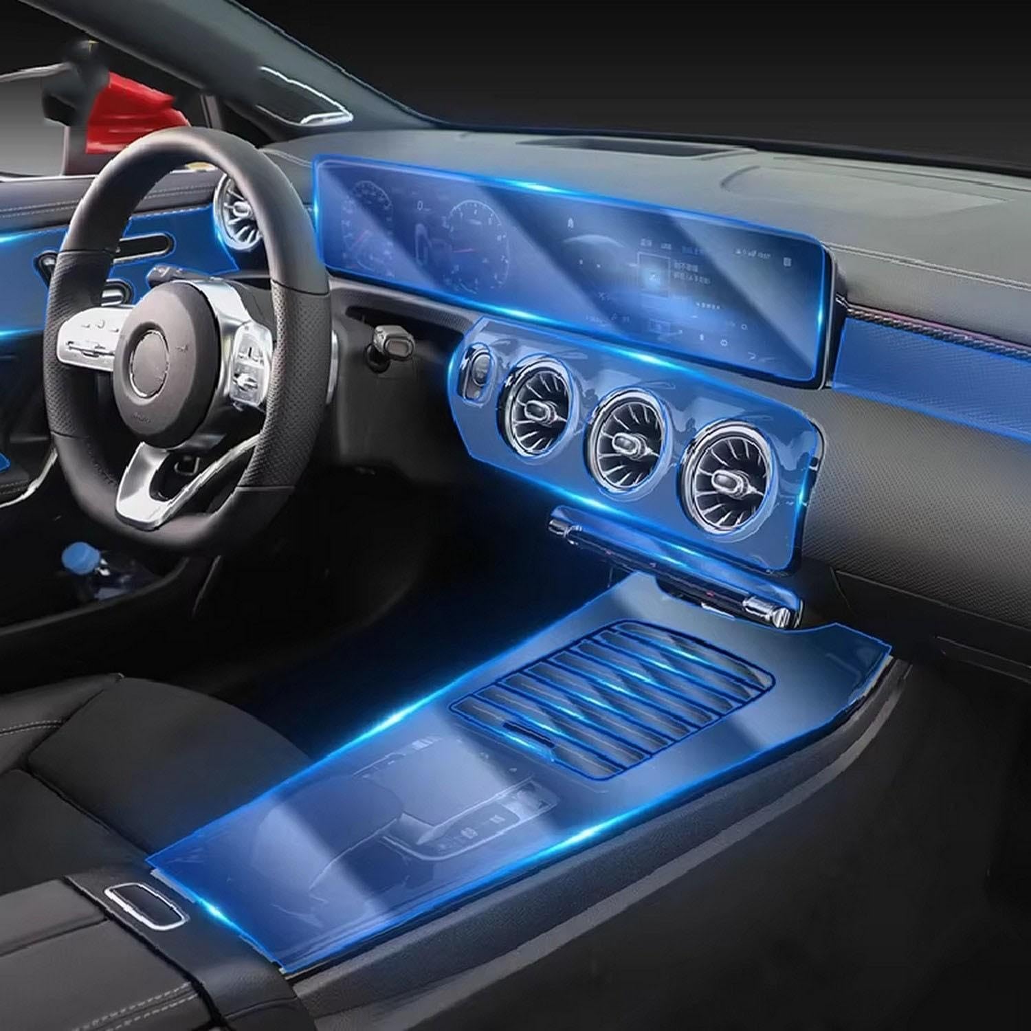 Film PPF Mercedes Classe A W177 2019-2023 protection console centrale