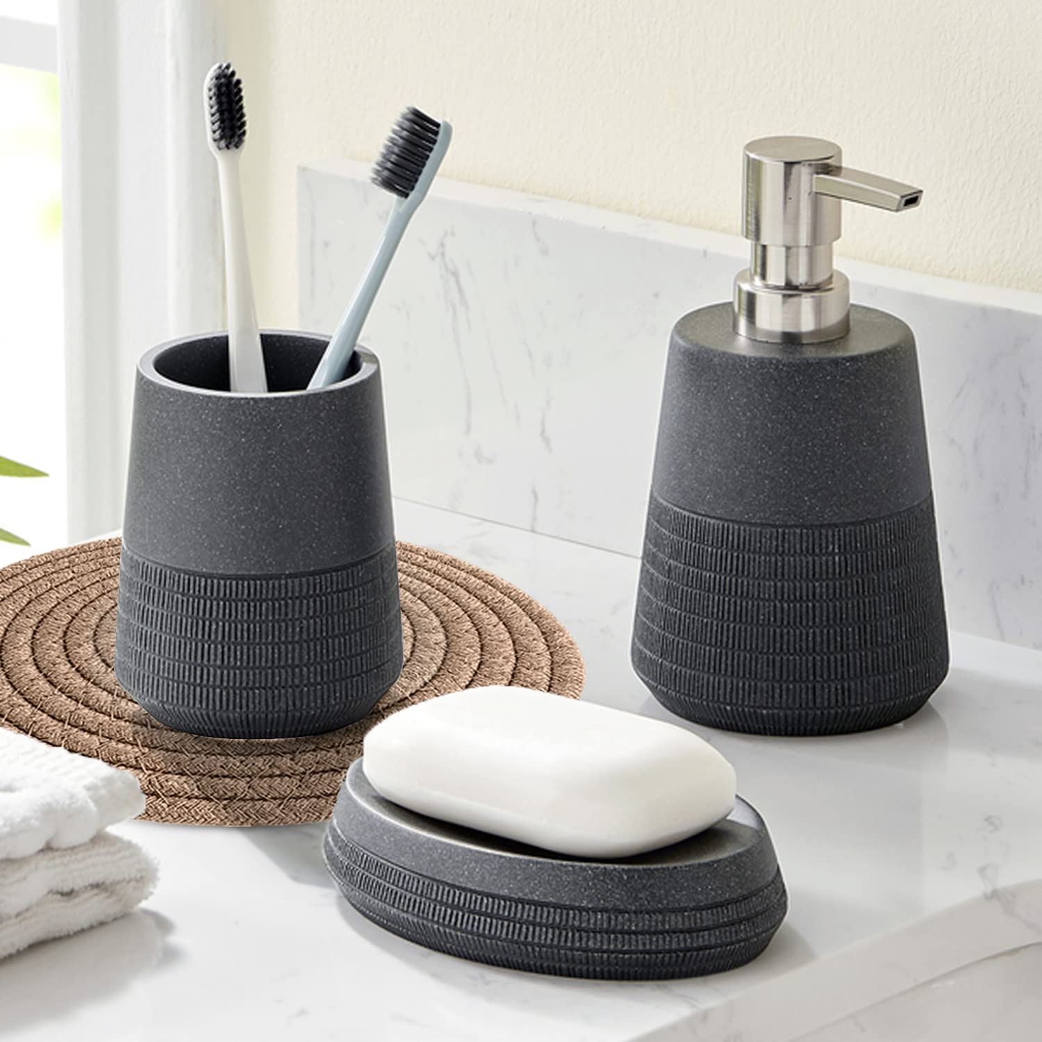 Avalon Kitchen Uchwyty na garnki na gorące dania, gorące podkładki do kuchennych trójnóg do gorących garnków i patelni - bawełniane podkładki pod gorące podkładki stylowe duże podstawki i gorące maty