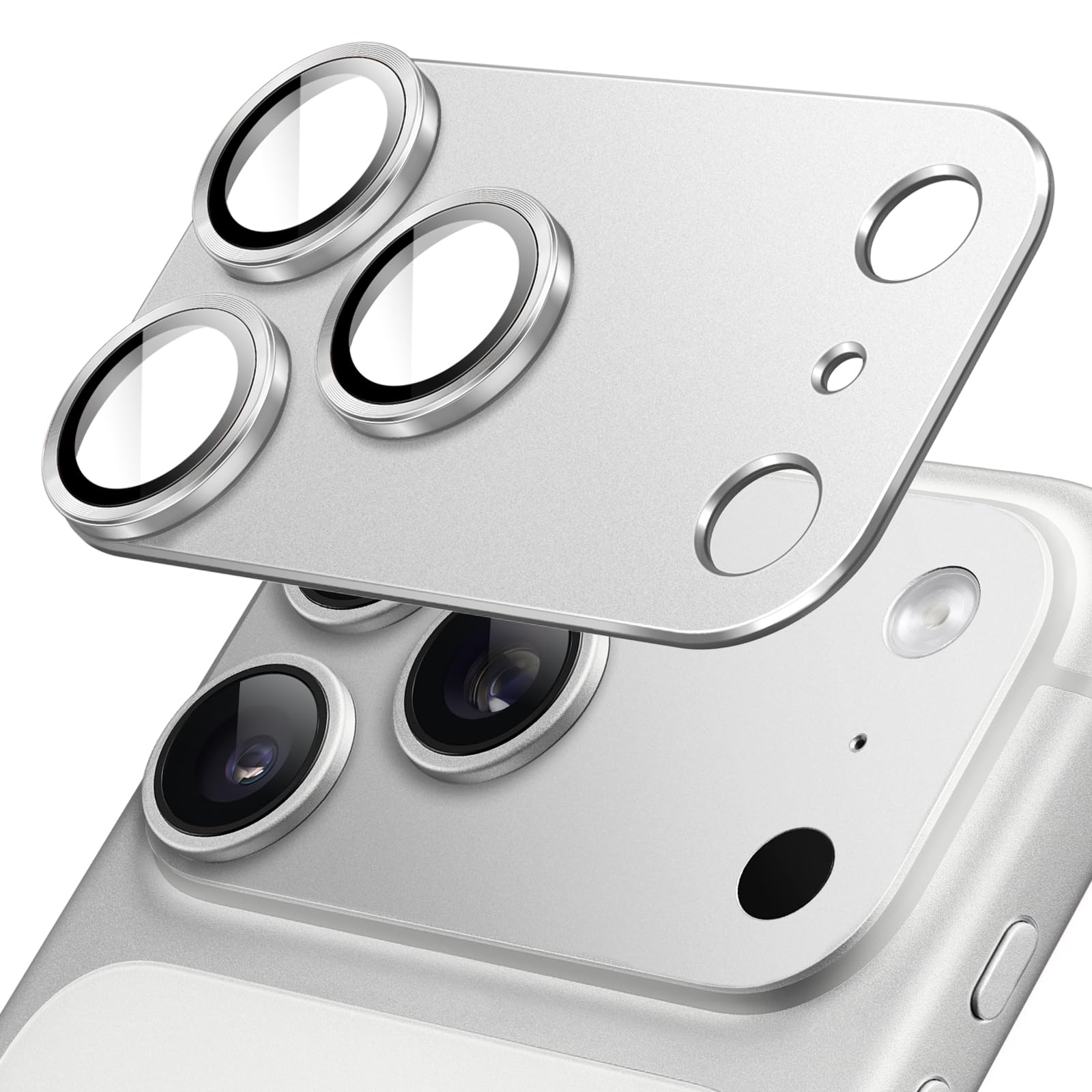 JETech Pellicola Fotocamera per iPhone 16 Pro 6,3 Pollici e iPhone 16 Pro Max 6,9 Pollici, Copertura Totale 9H Vetro Temperato Anello Cover, Piastra in Metallo Opaco, Pacco da 1 (Titanio Sabbia JETech Pellicola Fotocamera per iPhone 16 Pro 6,3 Pollici e iPhone 16 Pro Max 6,9 Pollici, Copertura Totale 9H Vetro Temperato Anello Cover, Piastra in Metallo Opaco, Pacco da 1 (Titanio Sabbia