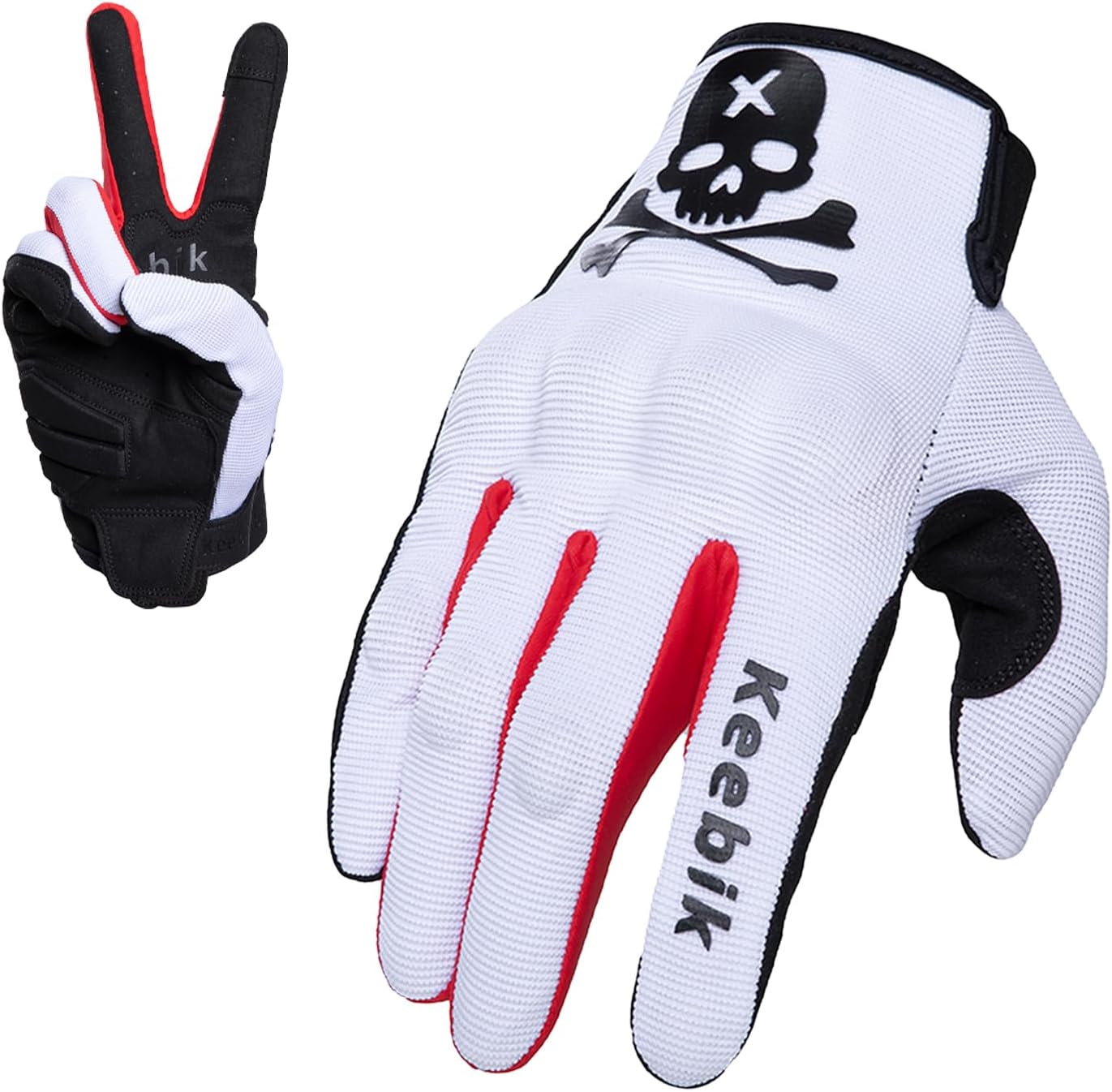 Guantes para moto, ciclismo, talla grande