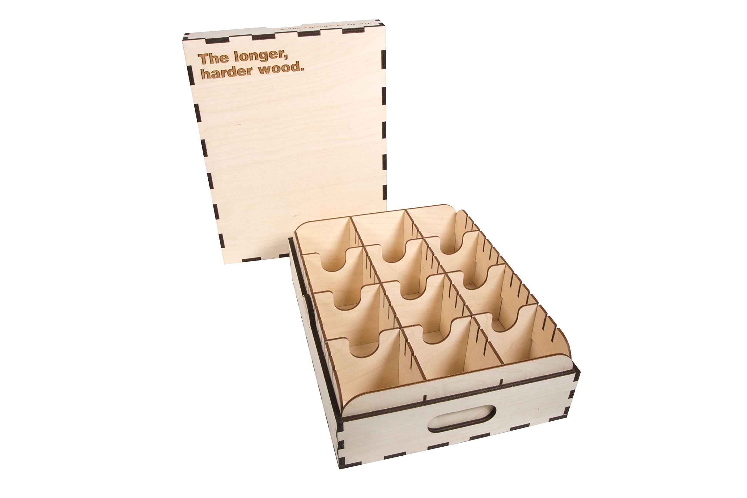 Amazon.com: The Broken Token Longer, Harder Wood Card Case - Three
