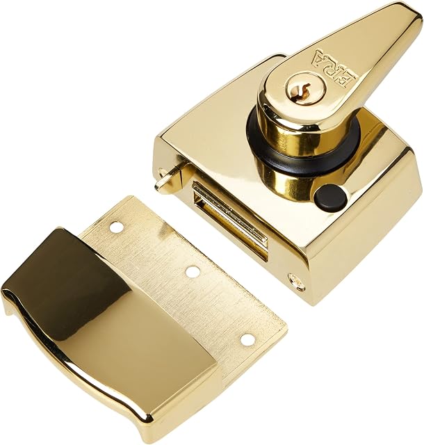ERA 183-31 40mm High Security Nightlatch with Brass Effect Body