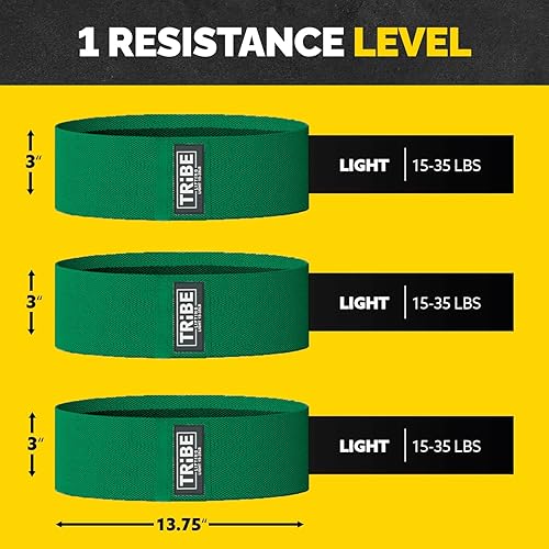 Miniatura 9 de Bandas de resistencia de tela para piernas - Bandas de entrenamiento bandas de resistencia para hombres y mujeres - Bandas de glúteos para entrenar