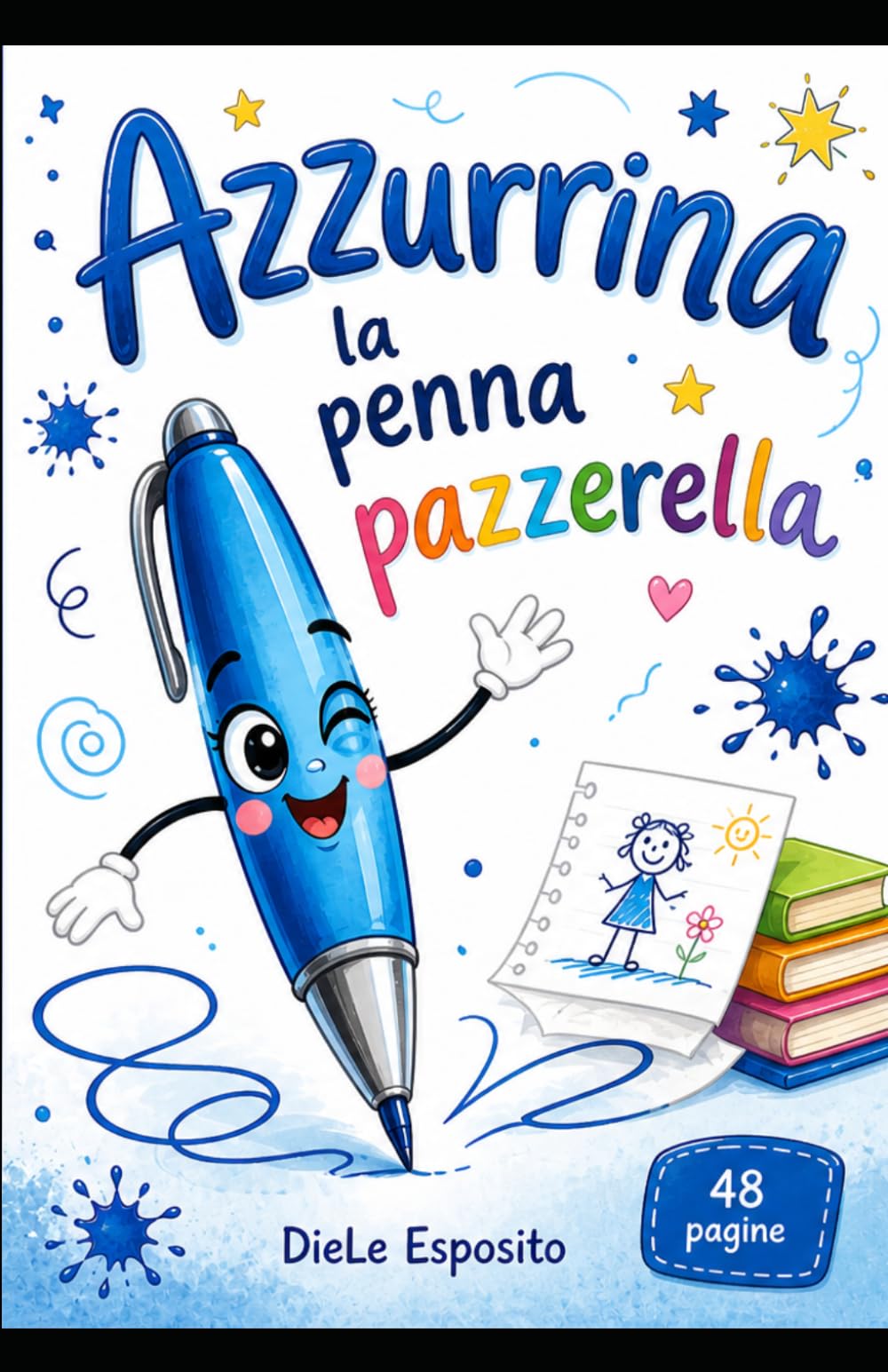 Azzurrina la penna pazzerella
