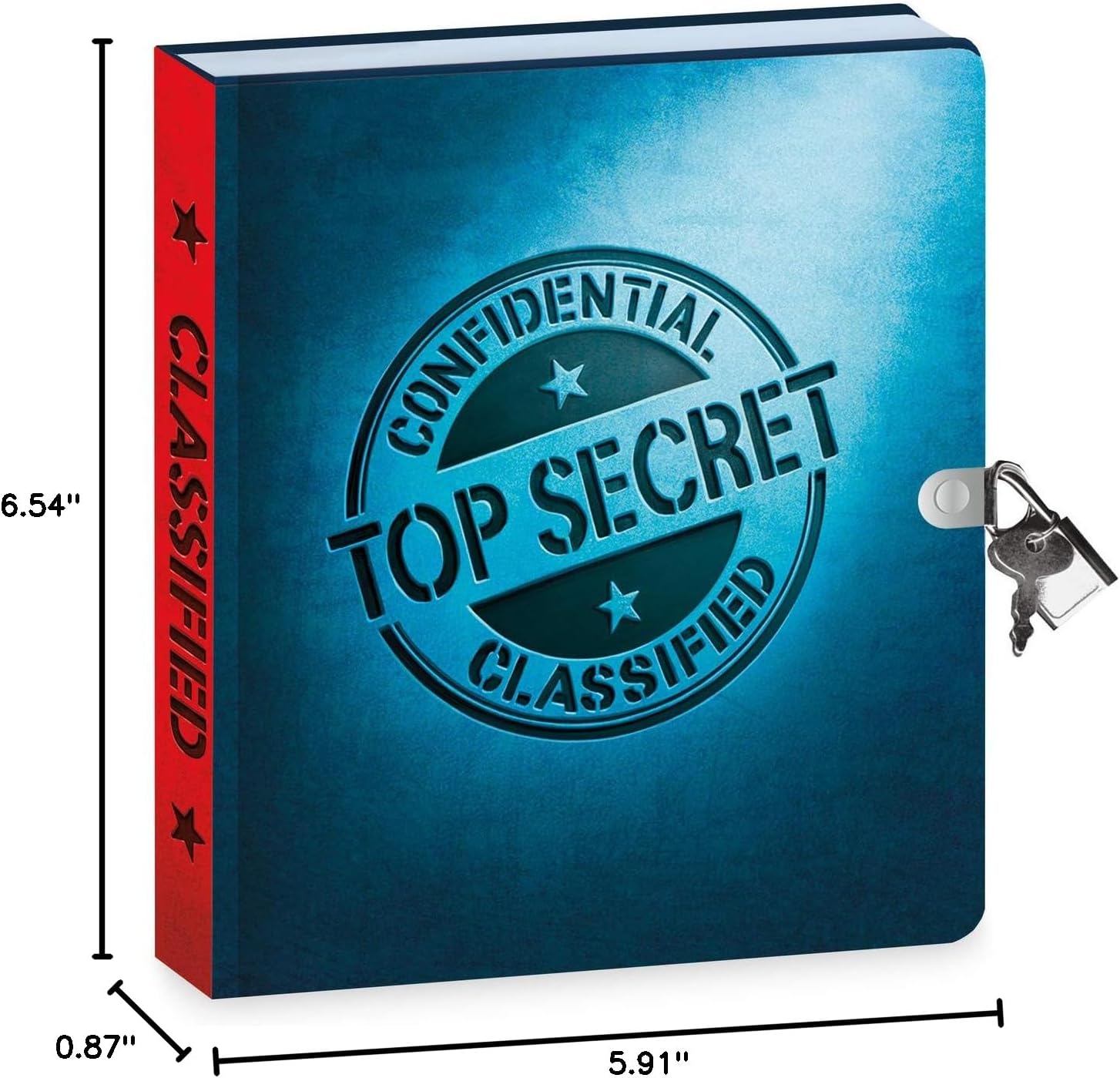 Peaceable Kingdom Top Secret Diary with Invisible Ink Pen - Image 4