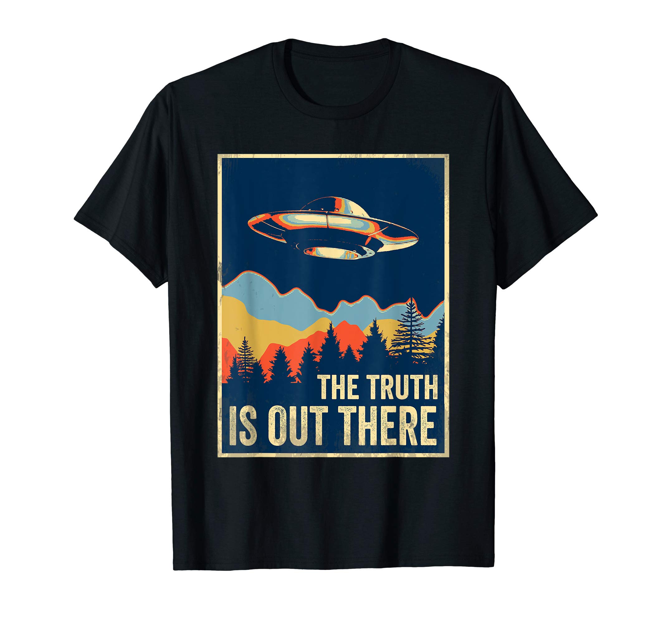 Vintage Area 51 Alien TeesThe Truth Is Out There TShirt Area 51 Alien UFO T-ShirtOEKO-TEX STANDARD 100