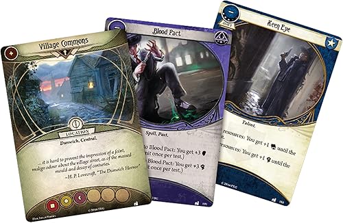 Vista 57 de Fantasy Flight Games Arkham Horror The Card Game Shattered Aeons Mythos Pack – ¡Descubre verdades cósmicas! Juego de cartas cooperativo de vida, a