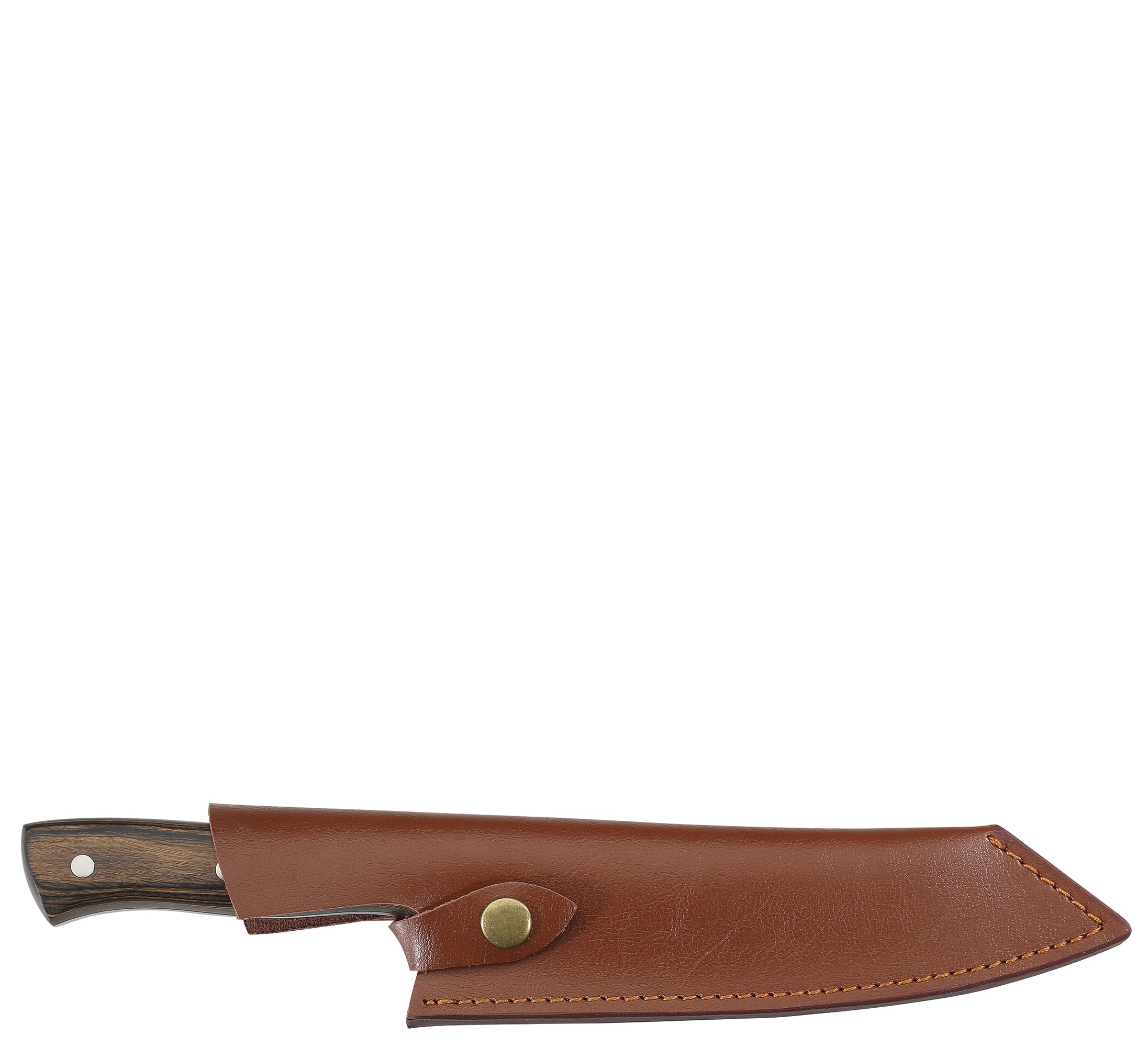 Coltello da cucina con manico in legno - FOLDING ROSEWOOD - Berkel - con lama in acciaio damasco