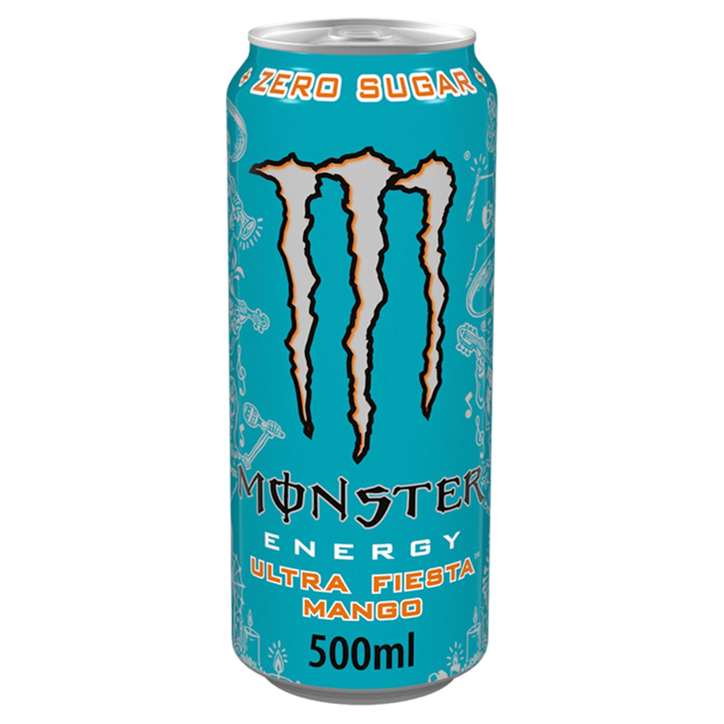 Monster White Ultra Fiesta Mango Energy Drink Wigig 500Ml (Q)