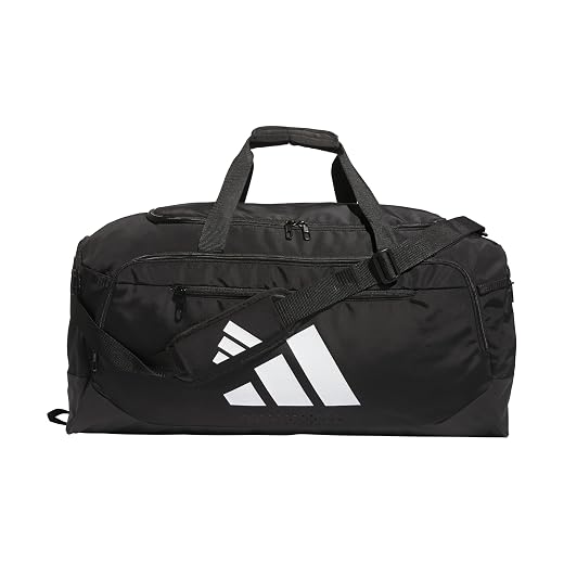 adidas Defender 5 Duffel Bag for Sports, Gym and Travel, Black, OSFA