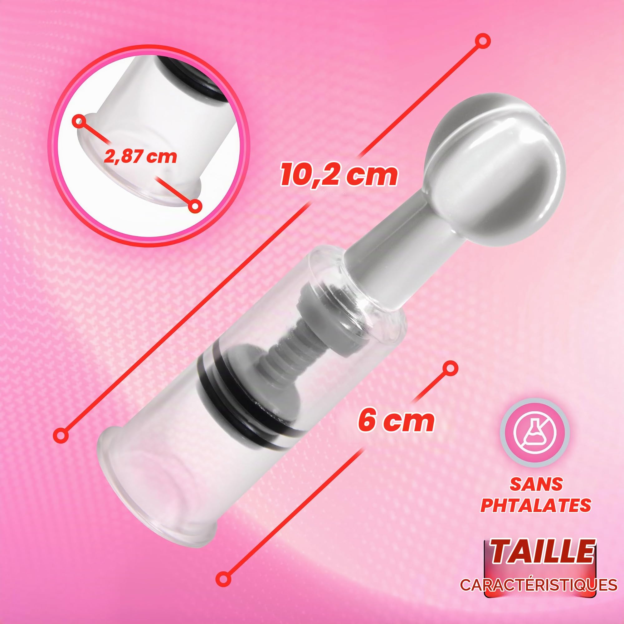 Size Matters Twist Up Nipple and Clitoris Suction Devices