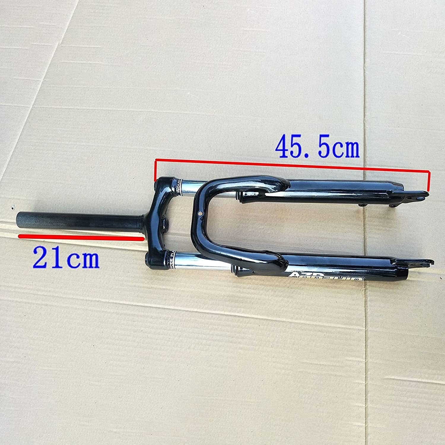 Zawieszenie Rower MTB Widelec Przedni 26 Cal Lekki Rower Górski Widelce Amortyzator Odbicie Amortyzator Regulacja Prosta Rura Kontrola Podwójne Ramię Skok: 80 MM B, 26