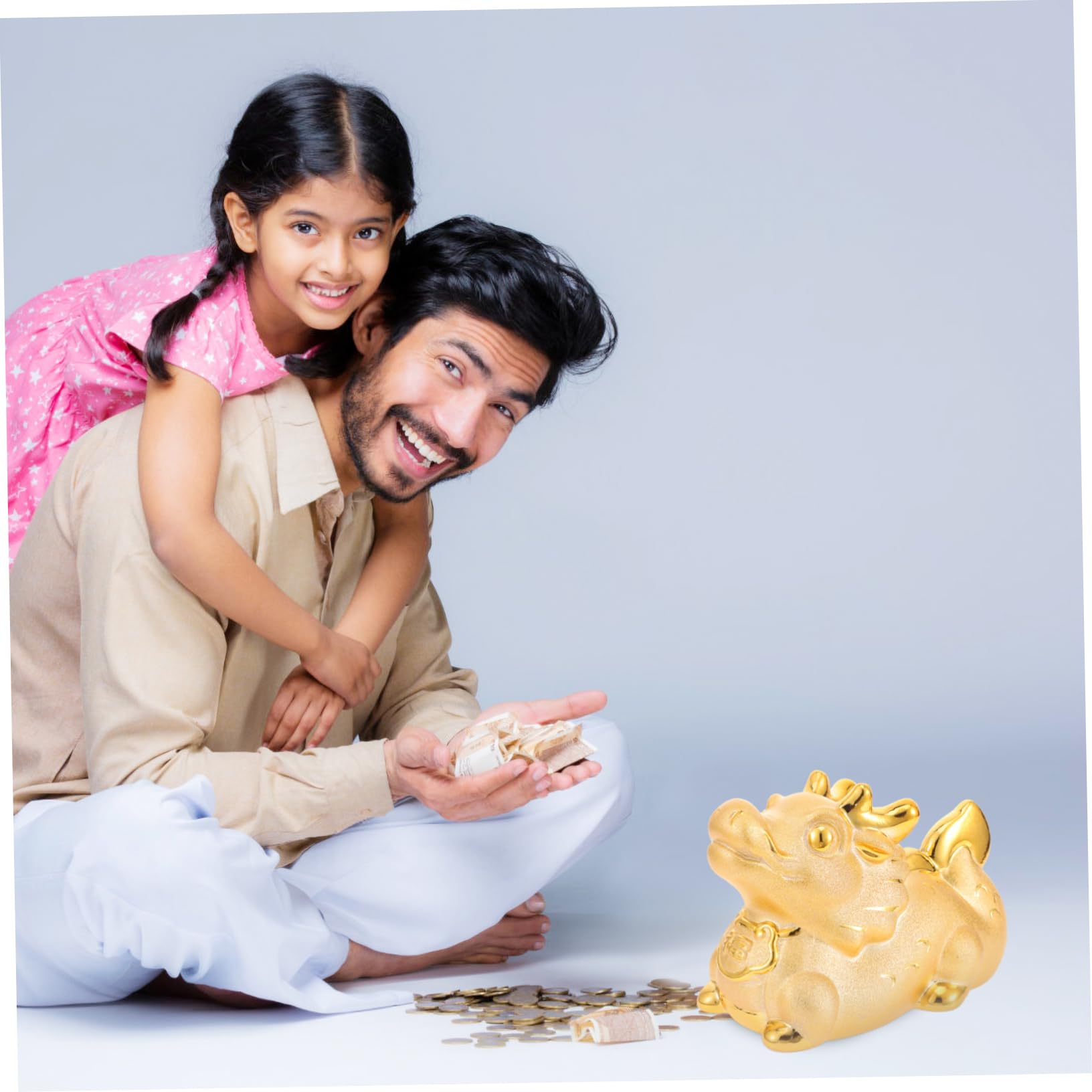 Amazon.co.jp: NOLITOY 2024年ドラゴン貯金箱 陶器製十二支龍モデル