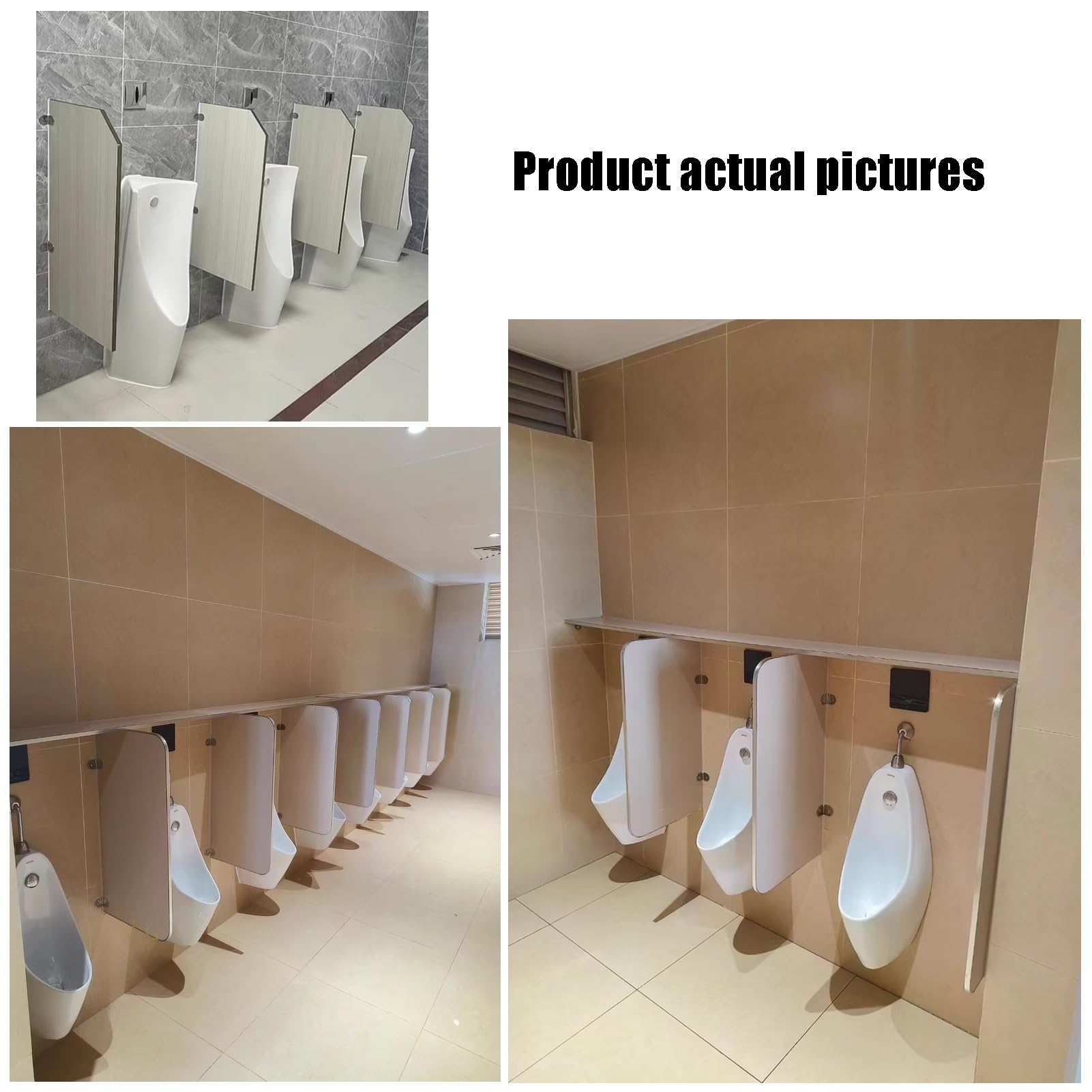 Przegroda do pisuaru, przegroda ścienna do pisuaru, ekran zapewniający prywatność do pisuaru dla mężczyzn, przegroda do pisuaru dla dorosłych, przegroda do toalety do szkół/centrów handlowyc