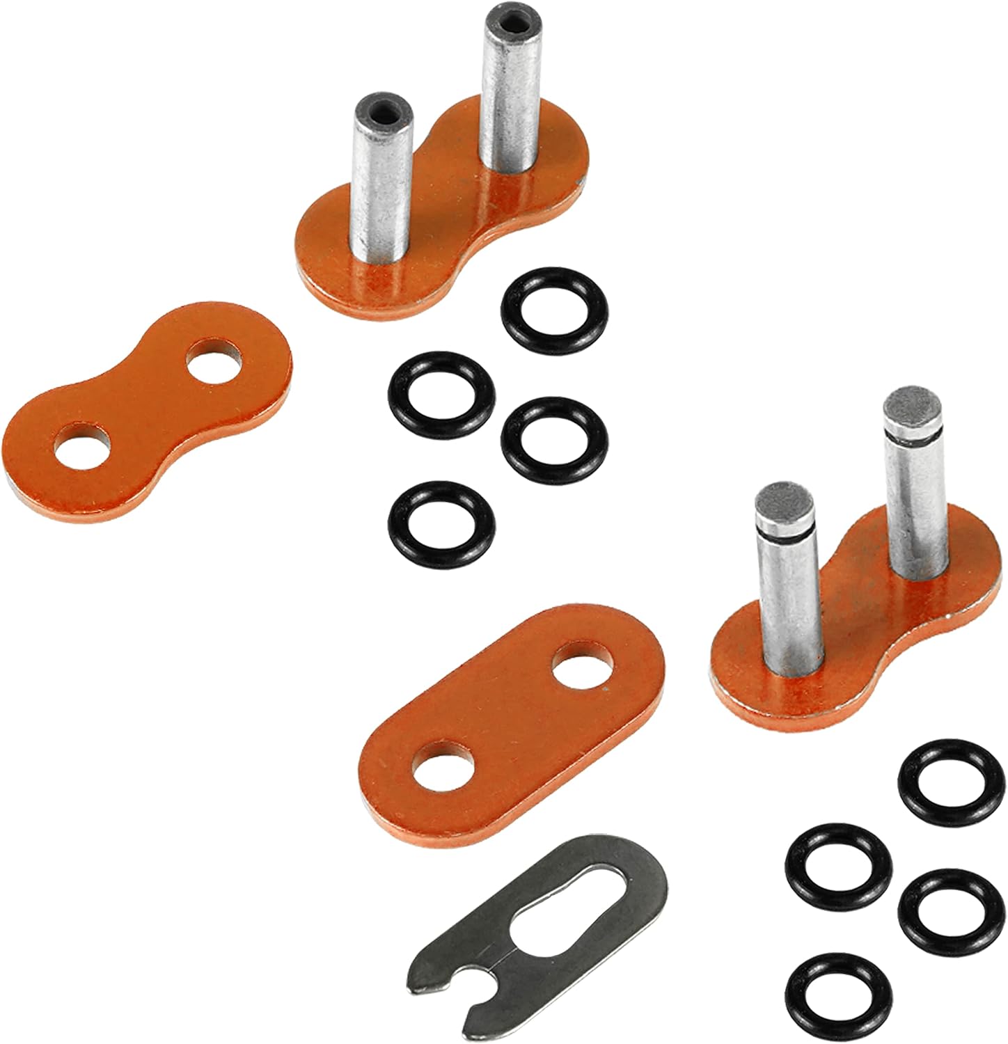 Caltric O-Ring Orange Drive Chain Compatible with Ktm 250 Sx 250Sx 250-Sx 1998-2001