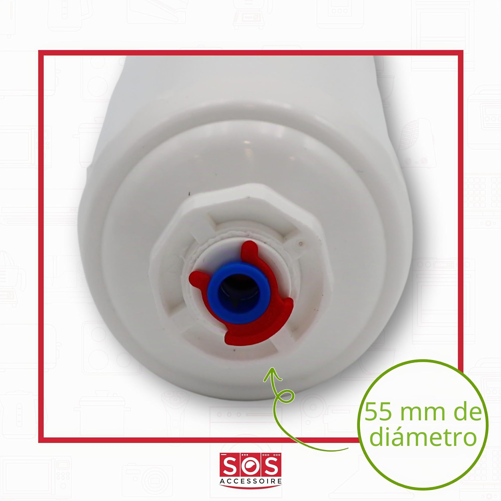 Cartucho de filtro de agua LG BL9808 para refrigerador – 5231JA2012A