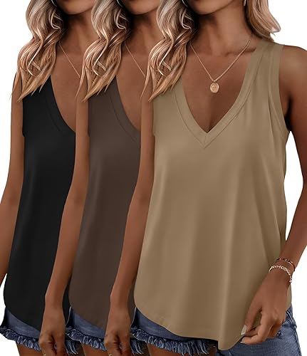 KKJ 3 Pack Womens Tank Tops 2026 Spring Summer Vacation
