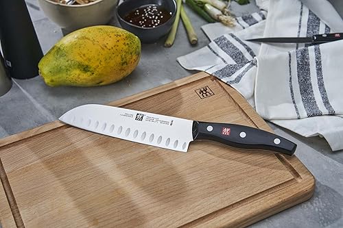 Miniatura 5 de Zwilling JA Henckels - Cuchillo de chef chino tamaño individual 7 pulgadas acero inoxidable negro