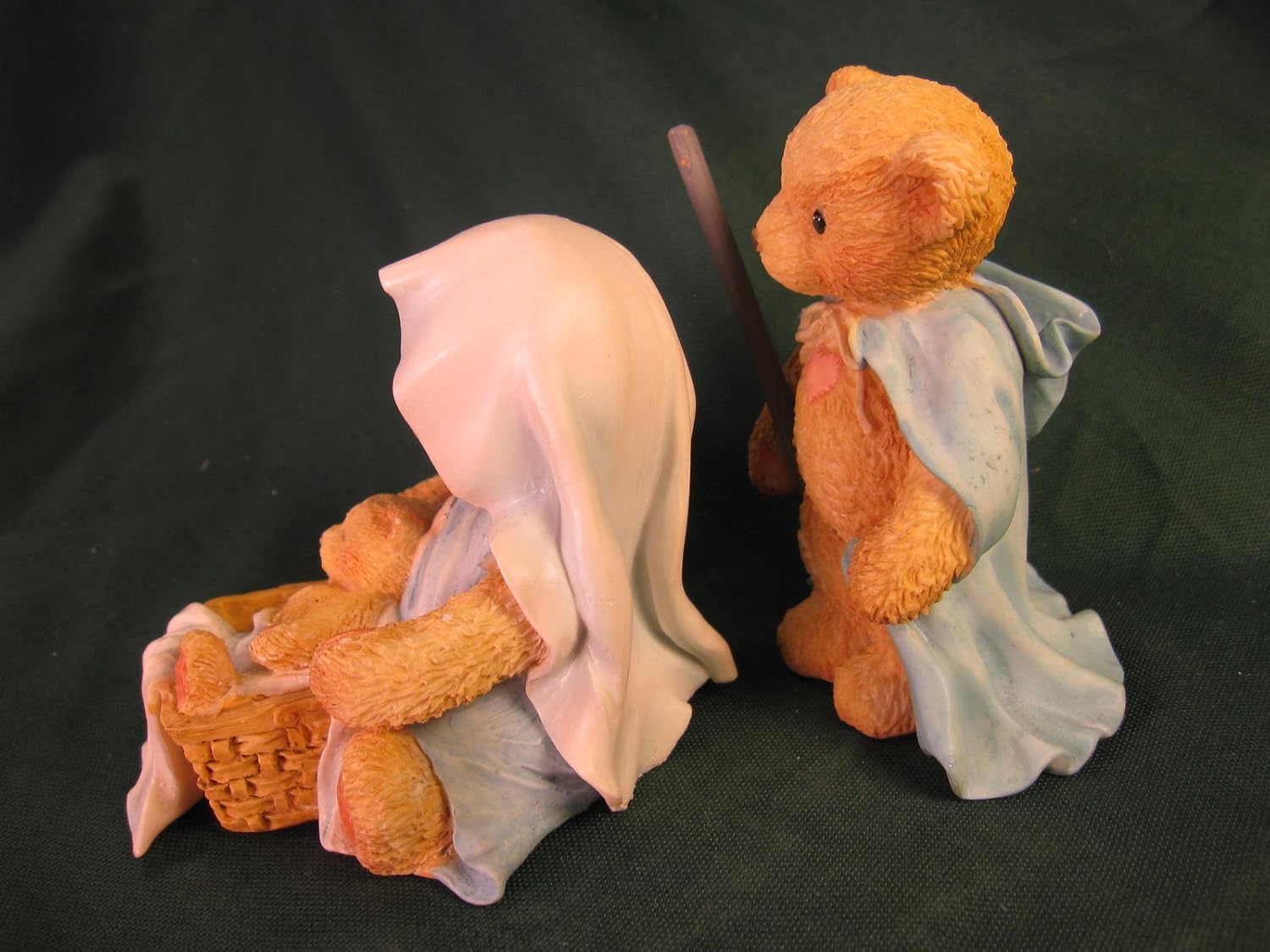 Cherished Teddies Josh, Maria and Baby. a Baby is God's Gift of Love 950688