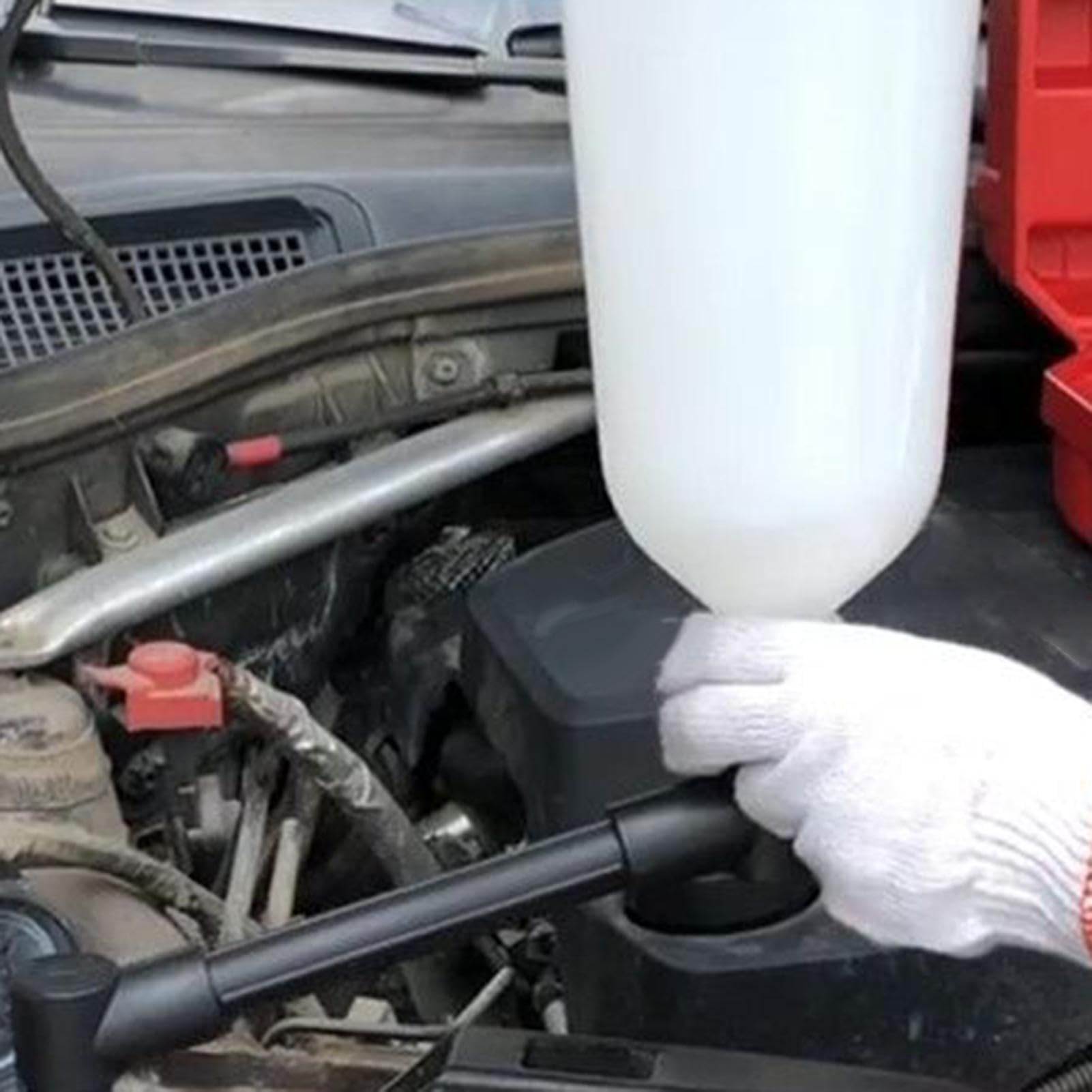 Kit de embudo para aceite motor 16 piezas juego de embudo con purga | Kit de embudo de purga de refrigerante Para Vehículo SUV RV De Refrigeración Del Motor Purga Repar