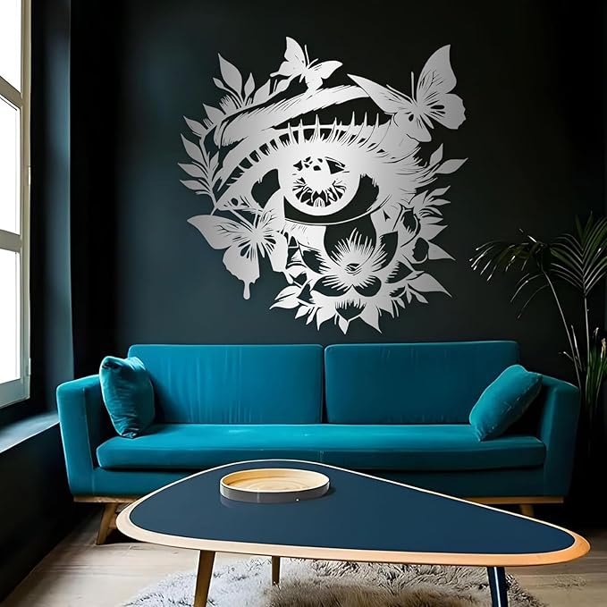 Idadey Metal Eye Wall Art, Eye Wall Art Decor, Metal