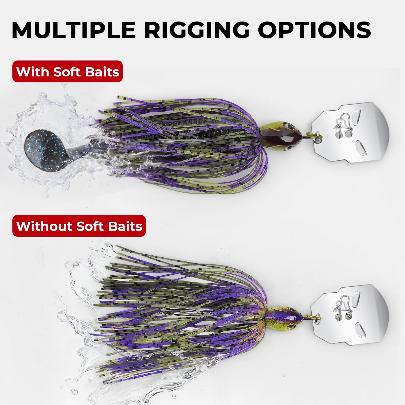 MadBite KastKing Jig-Angelköder, mehrfarbiges Set, unwiderstehliche Vibrationswirkung, klebrige, scharfe Nadelspitzenhaken, beliebte 0,9 g und 1,2 g Größen, inklusive Aufbewahrungsbox