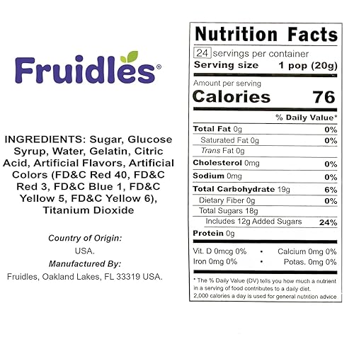 Miniatura 2 de Fruidles Caramelos con forma de arco iris, ideales para rellenos de bolsas de golosinas, envueltos individualmente (paquete de 12)