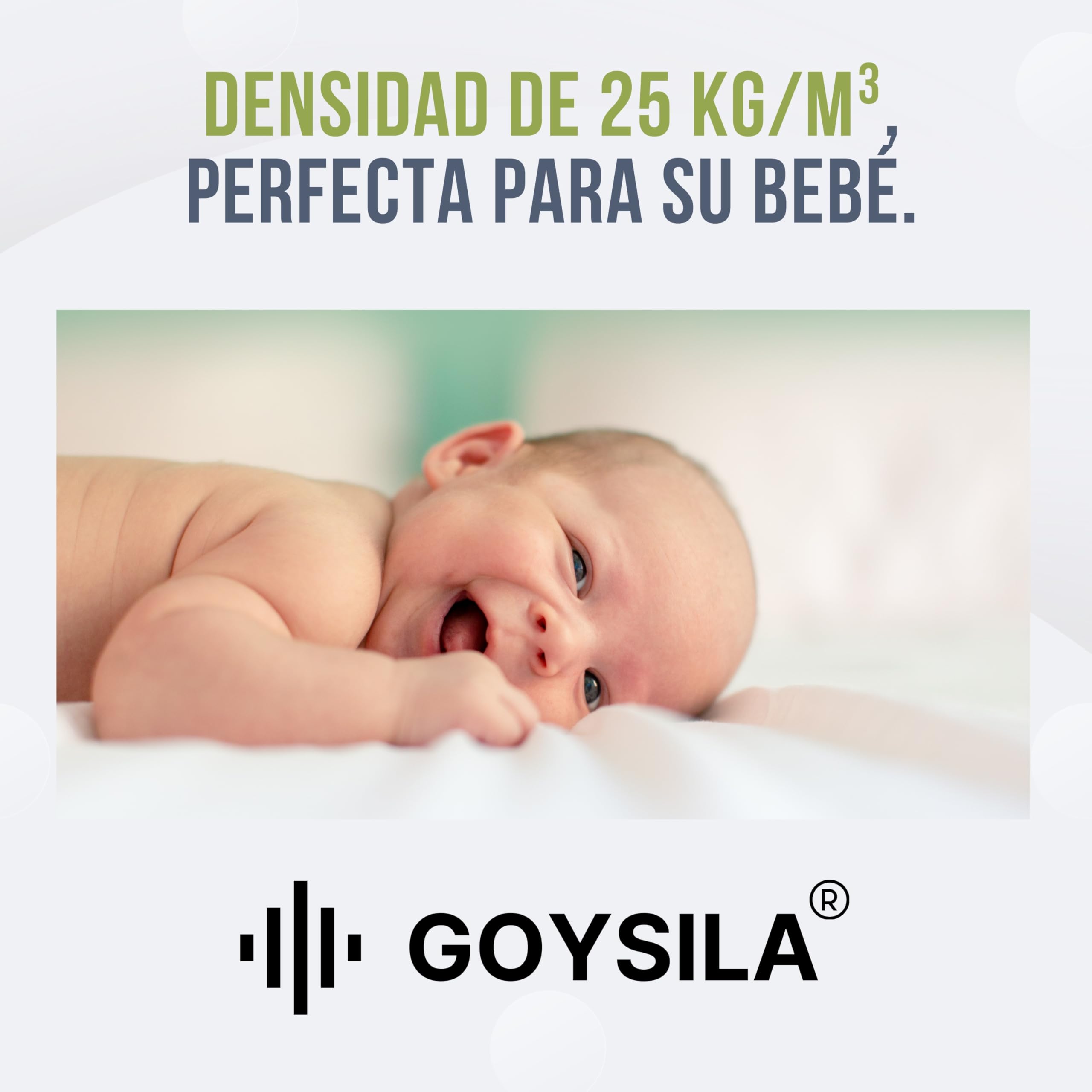 GOYSILA Colchón Minicuna Colecho 50x83 cm para Chicco Next2Me Antiasfixia Transpirable - Compatible con Kinderkraft Jane Calidoo y Bebeconfort - Fibra de Bambú Hipoalergénico Certificado Oeko-Tex