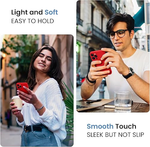 Miniatura 2 de FireNova Funda para iPhone 14 Pro Max, funda de silicona mejorada protección de cámara para iPhone 14 ProMax con 2 protectores de pantalla, forro