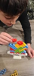 Amazon.com: ALKISTA 48 Pcs Tetra Tower Balance Stacking Blocks Game ...