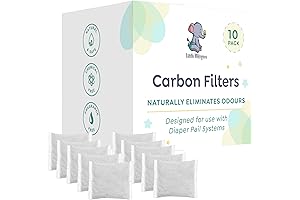 LittleWhispers Diaper Pail Odor Absorber Carbon Filter Refills