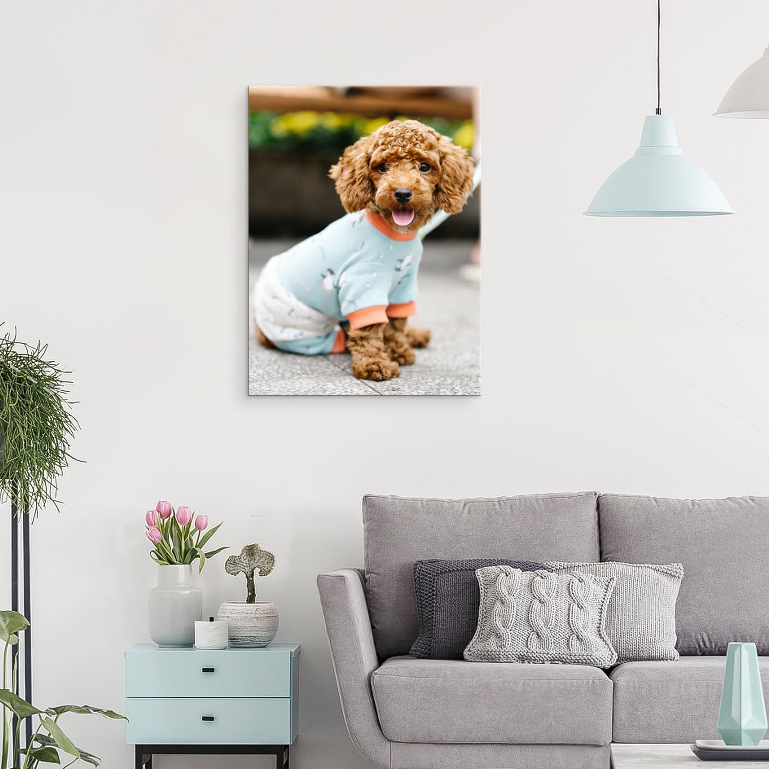 Personalized Custom Canvas Photo Prints - Canvas Prints With Your Photos Pictures On Canvas Wall Art for Home Decor, Bedroom, Living Room, Wedding Baby Pet Family Gifts (12L" x 16W")