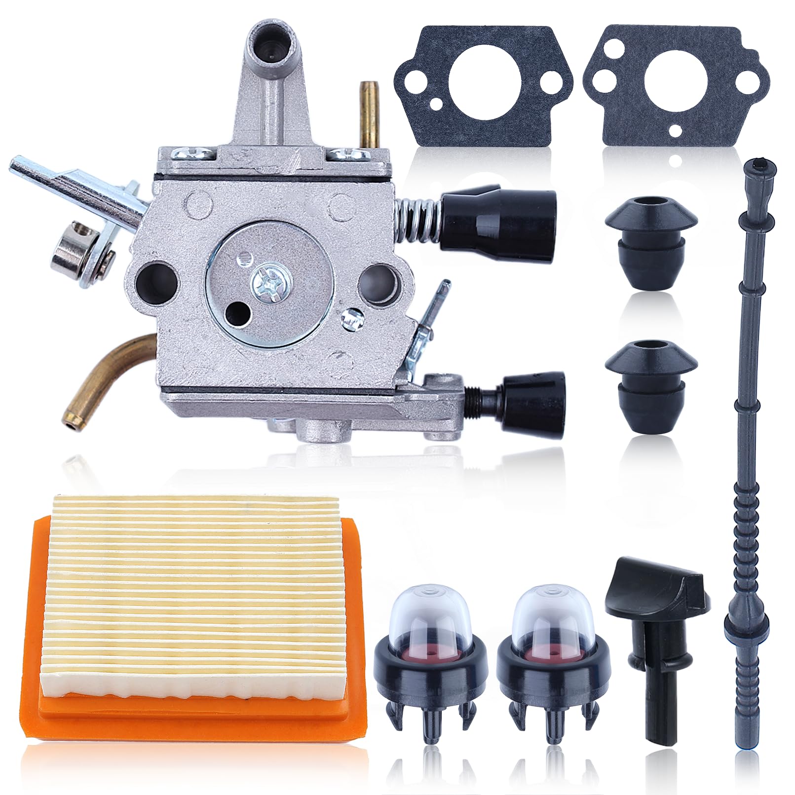 Vergaser Für STIHL FS 120 / 200 / 250 / 300 / 350 – Ersatz Für 4134 120 0651 – Aus Aluminium, Einfach Zu Montieren Vergaser STIHL Vergaser Für STIHL FS 120 / 200 / 250 / 300 / 350 – Ersatz Für 4134 120 0651 – Aus Aluminium, Einfach Zu Montieren Vergaser STIHL