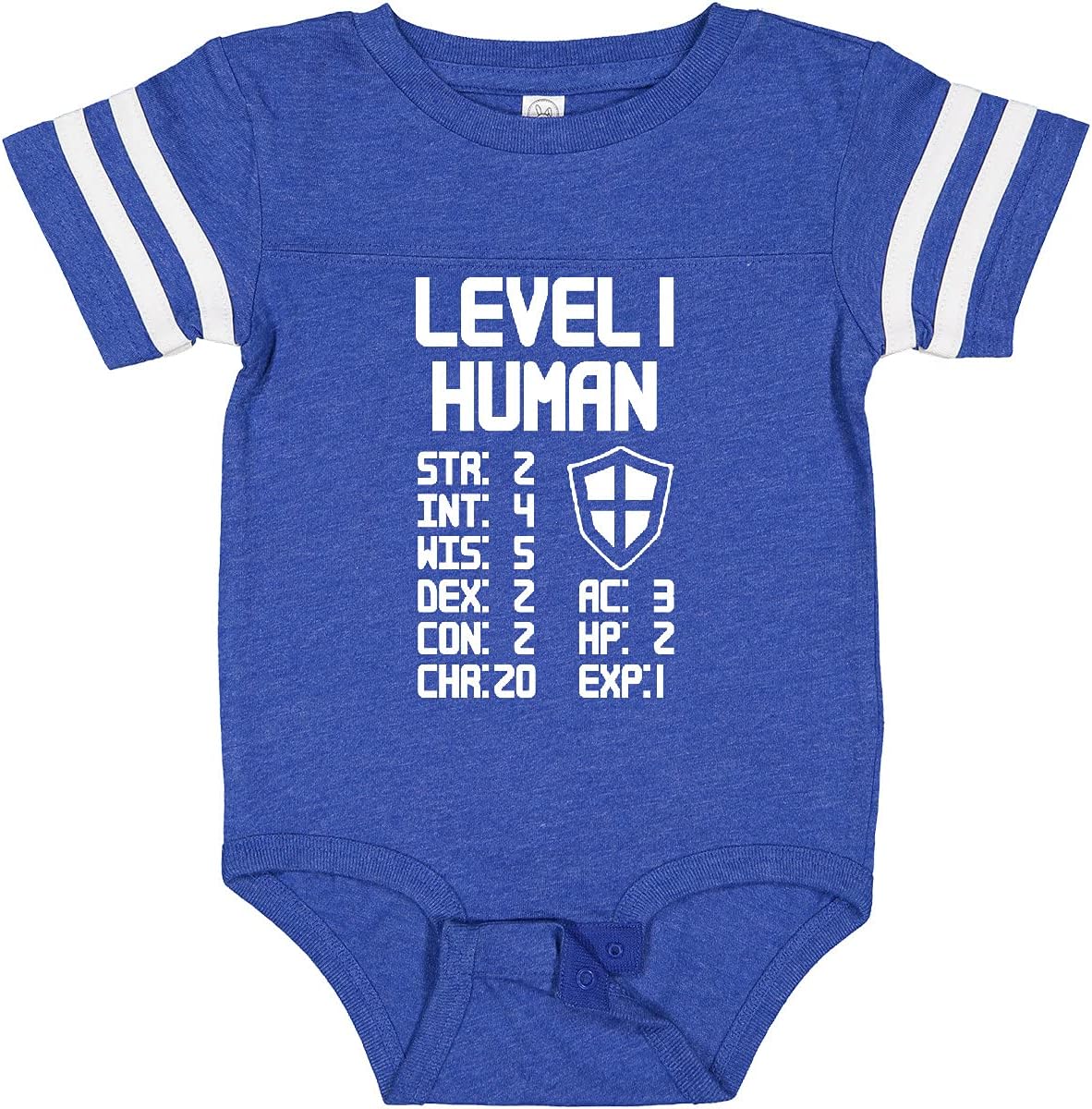 inktastic Level 1 Human Baby Bodysuit