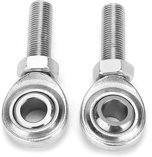 Miniatura 9 de Junta Heim de extremo de varilla, paquete de 2 juntas Heim de metal CMR8 de 12 pulgadas 12 pulgadas a 20 rosca RH macho junta universal para