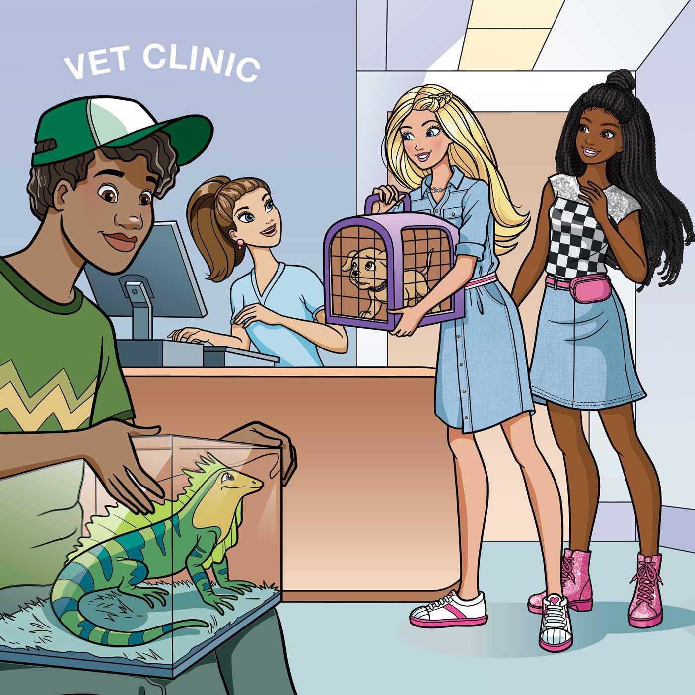 Barbie: You Can Be A Pet Vet (Career Stories)      Paperback – Sticker Book, May 7, 2024