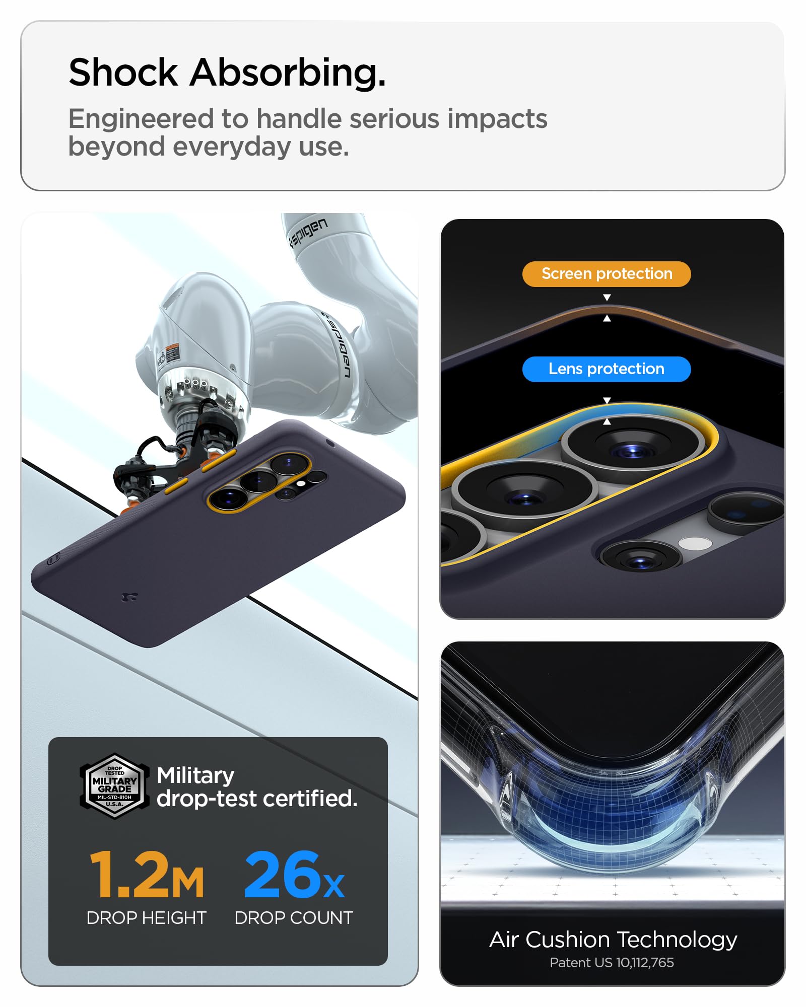 Spigen Cover per Samsung Galaxy S26 Ultra, Nano Pop MagFit, Compatibile con MagSafe - Blueberry Navy