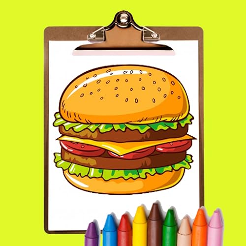 Junk Food Coloring Book
