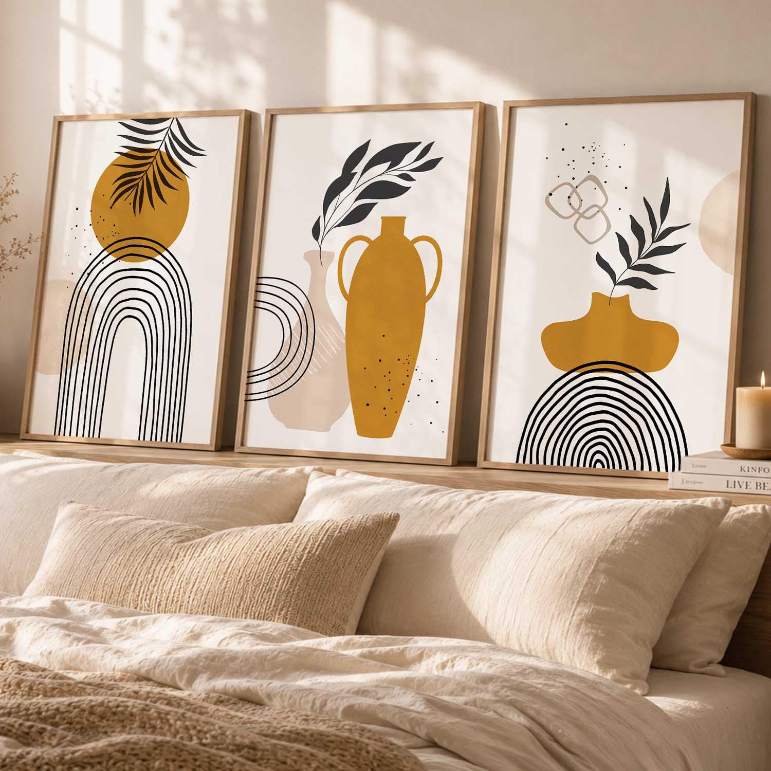BOHO Wall Art Frames - Minimalist Home Decor -25 BOHO Wall Art Frames - Minimalist Home Decor -25