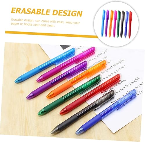 Miniatura 3 de NUOBESTY Juego de 8 bolígrafos de gel de color a granel, bolígrafos estilográficos, bolígrafos de tinta a granel, bolígrafos de tinta de 0.020 in,