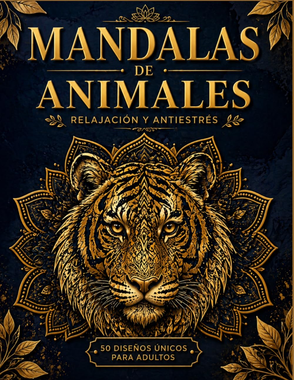 Animal Mandala Coloring Book for Adults: 50 Unique Stress Relieving Animal Designs for Relaxation and Mindfulness