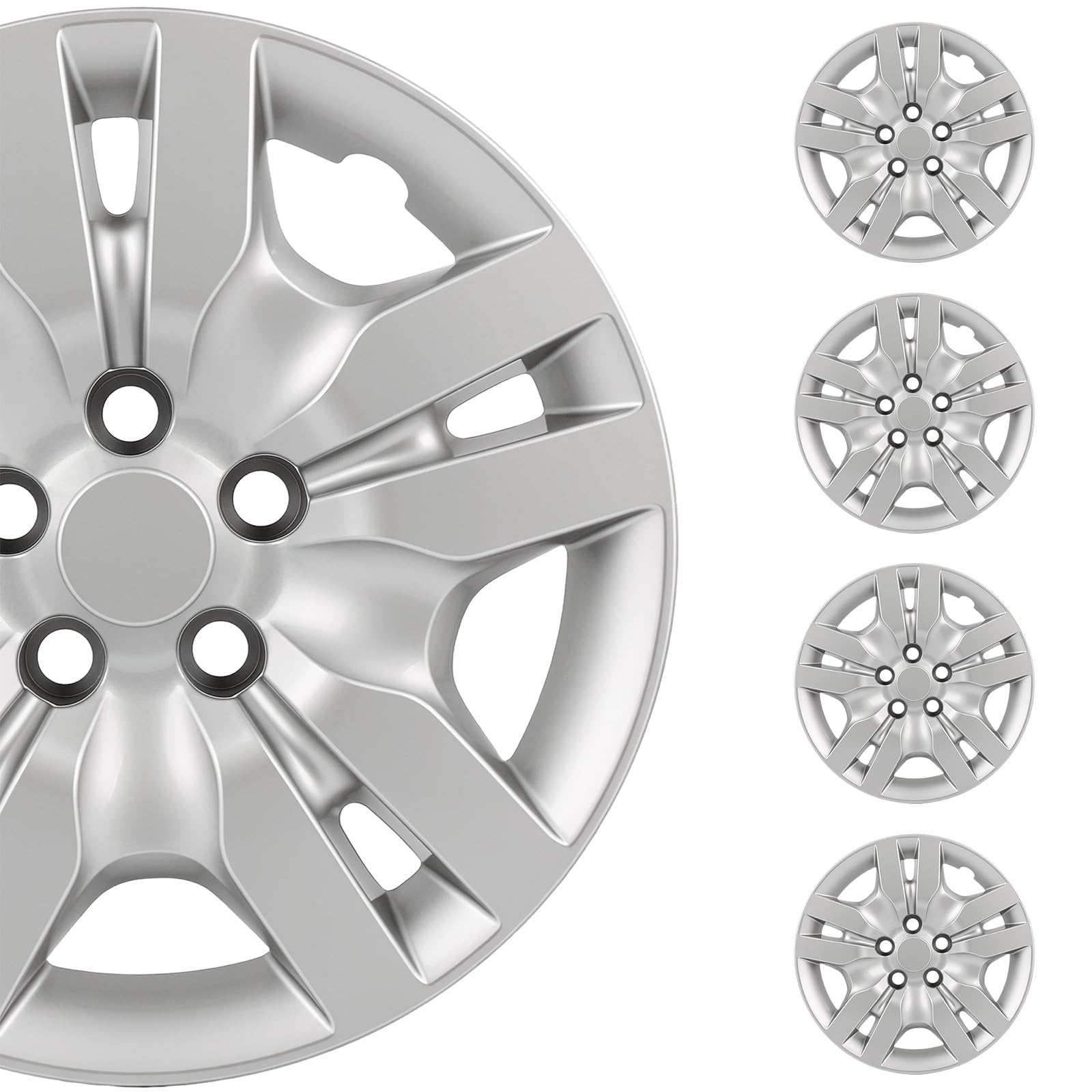 SCITOO Hubcaps for Nissan Altima 2007-2012 Nissan Altima Coupe 2008-2009