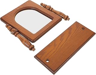 Vintage Wood Makeup Mirror for Vanity Table R...