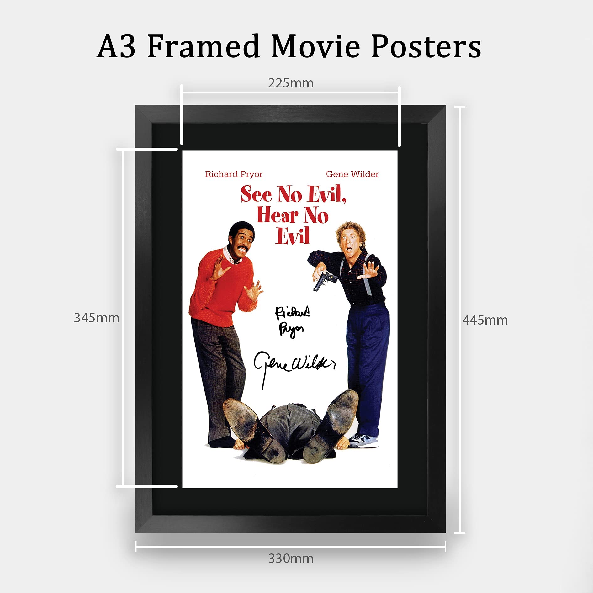 HWC Trading FR A3 See No Evil Hear No Evil Movie Poster Gene